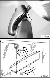 BMW M Coupe Rearview Mirror Removal Instructions