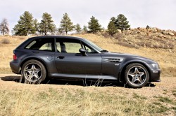 Steel Gray over Imola Red BMW M Coupe Horsetooth Reservoir