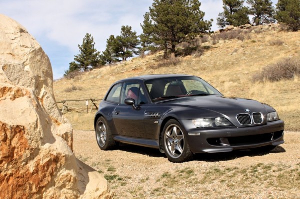 2002 Steel Gray over Imola Red BMW M Coupe