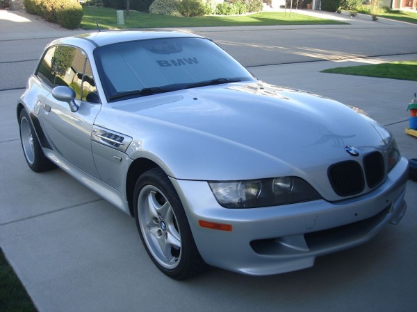 1999 BMW M Coupe in Arctic Silver over Black