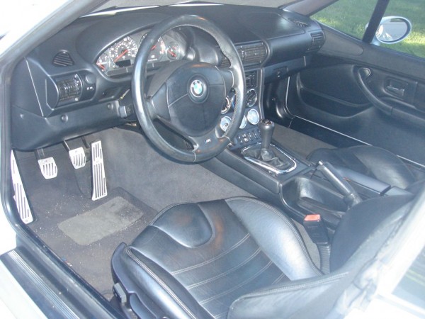 1999 BMW M Coupe in Arctic Silver over Black