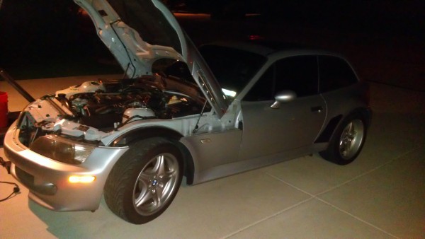 1999 BMW M Coupe in Arctic Silver over Black