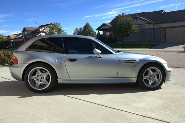 1999 BMW M Coupe in Arctic Silver over Black
