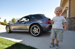 M Coupe with My Son Breyton