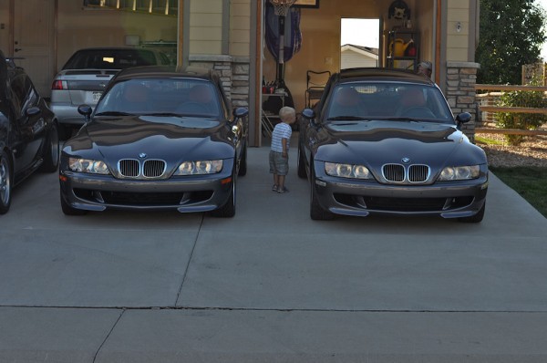 Steel Gray over Imola Red M Coupes Front