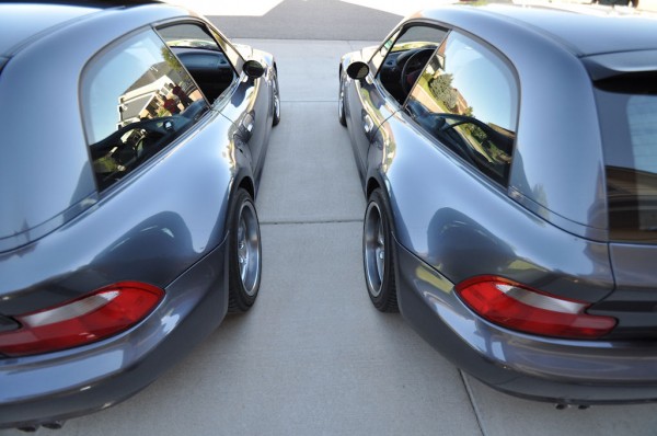 Steel Gray over Imola Red M Coupes Side